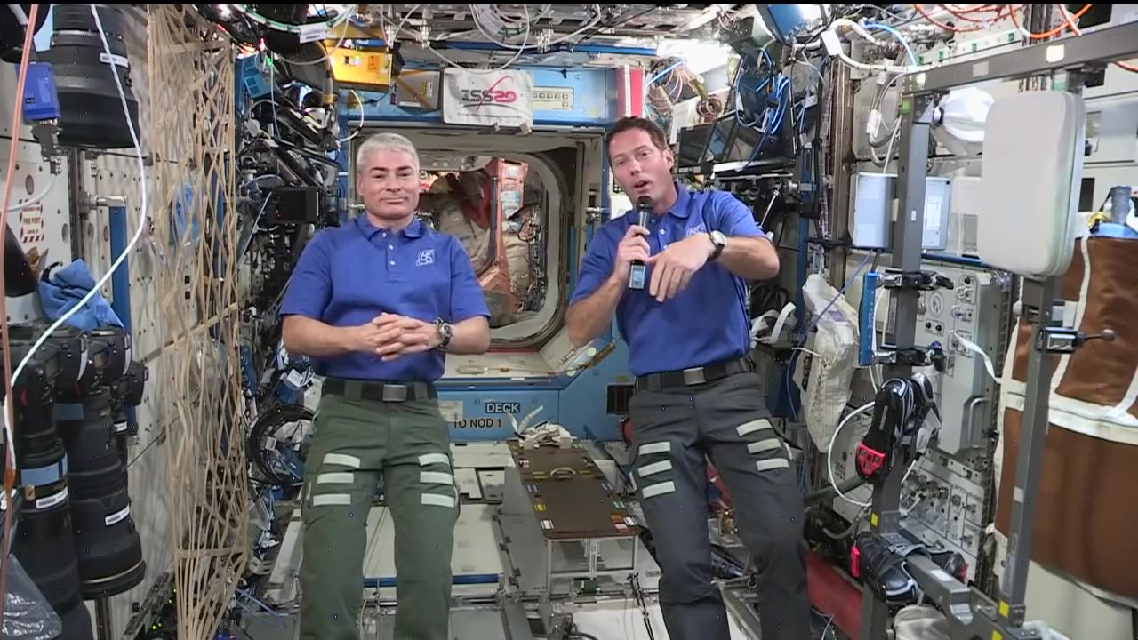 Cosmic Weather Chat: Space Station Crew Connects with Weather Nation