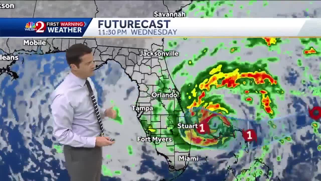 17Tracking Tropical Storm Nicole 5 p.m. Tuesday