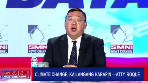 Climate change, kailangang harapin —Atty. Roque