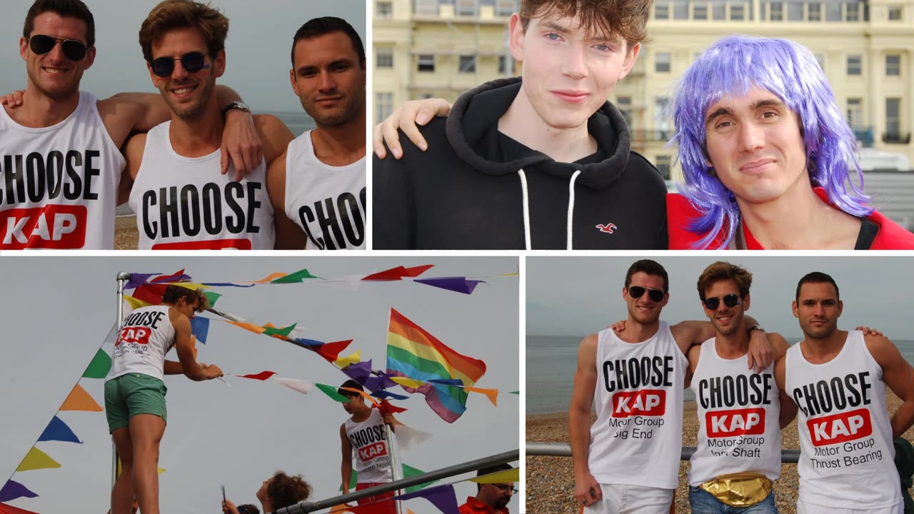 Brighton and Hove Gay LGBTQIA+ Pride Vol 1 Photo book Vol 2015. Chris Summerfield