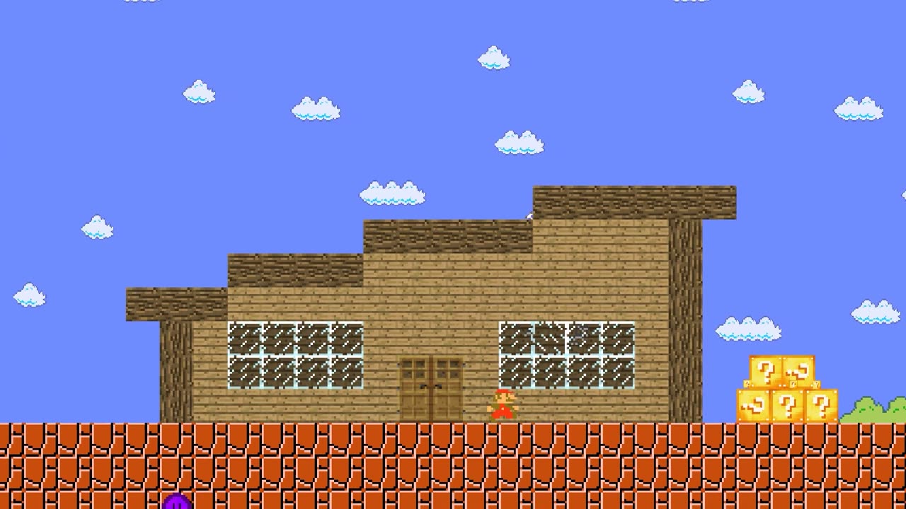 Mario's Lucky Block Calamity Mario Animation