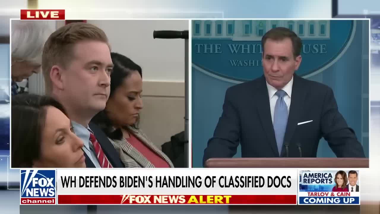 Peter Doocy grills White House_ How hard is it to walk out with classified docs