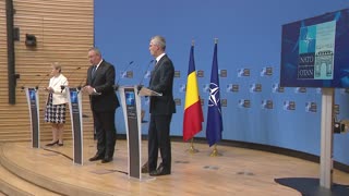 NATO Secretary General with the Prime Minister of Romania Nicolae Ciuca, 26 OCT 2022