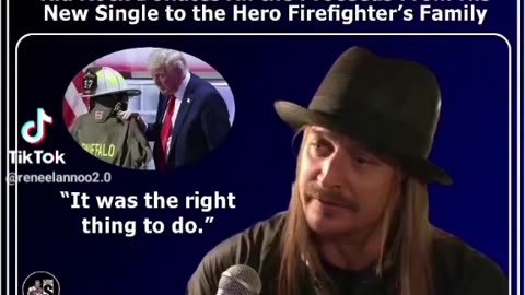 Kid Rock Donates All the Proceeds From His New Single to the Hero Firefighter's Family