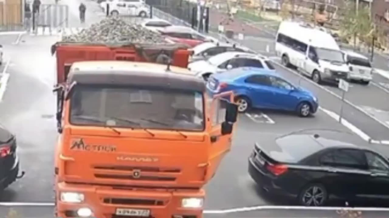 Man saved runaway truck