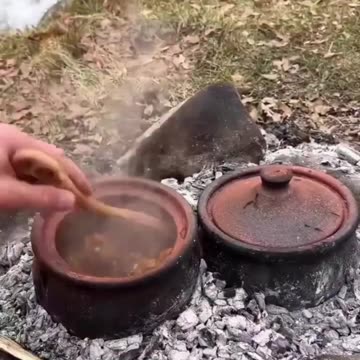 Cooking meat in nature bbq // Outdoor // recipe, foodie, yum