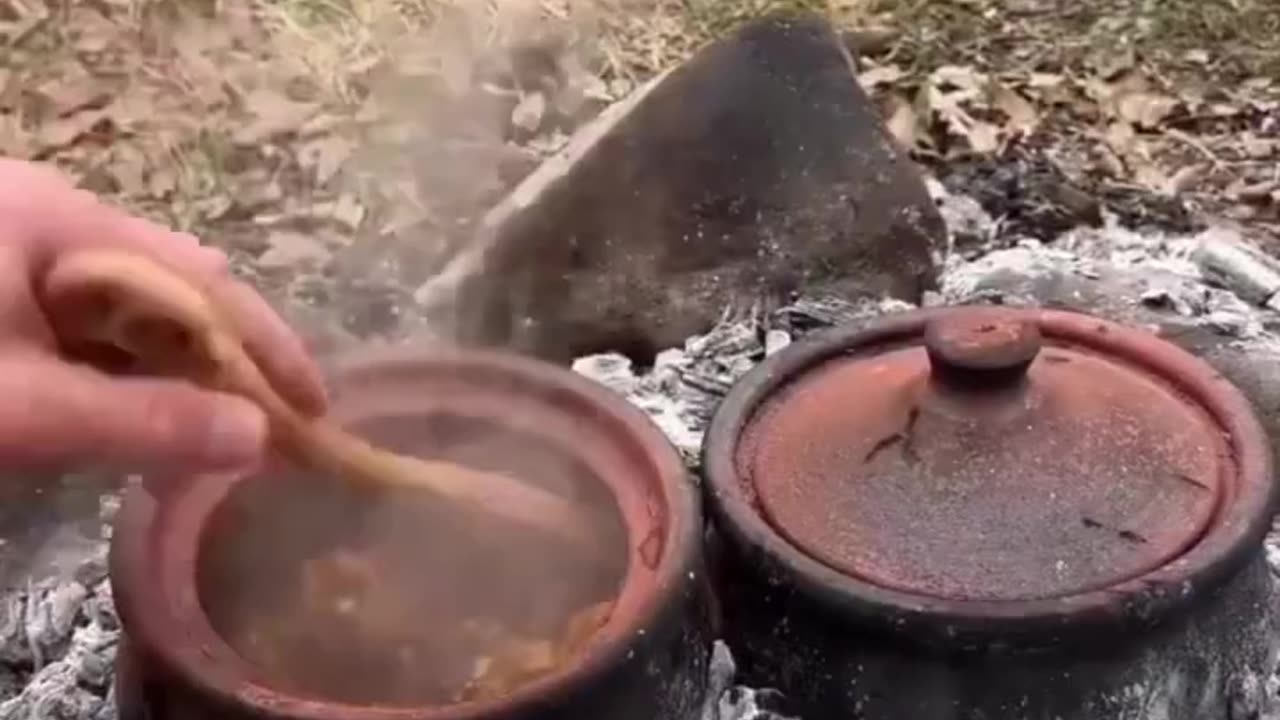 Cooking meat in nature bbq // Outdoor // recipe, foodie, yum