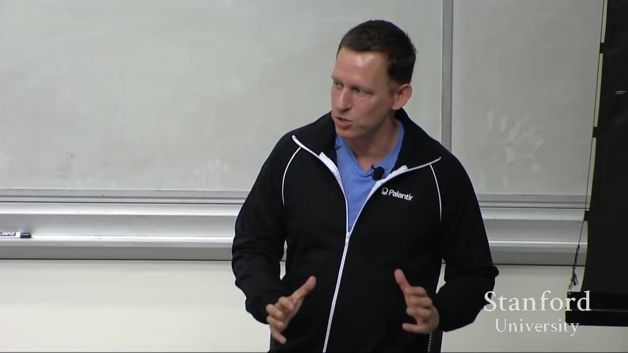 Lecture 5 - Competition is for Losers (Peter Thiel)