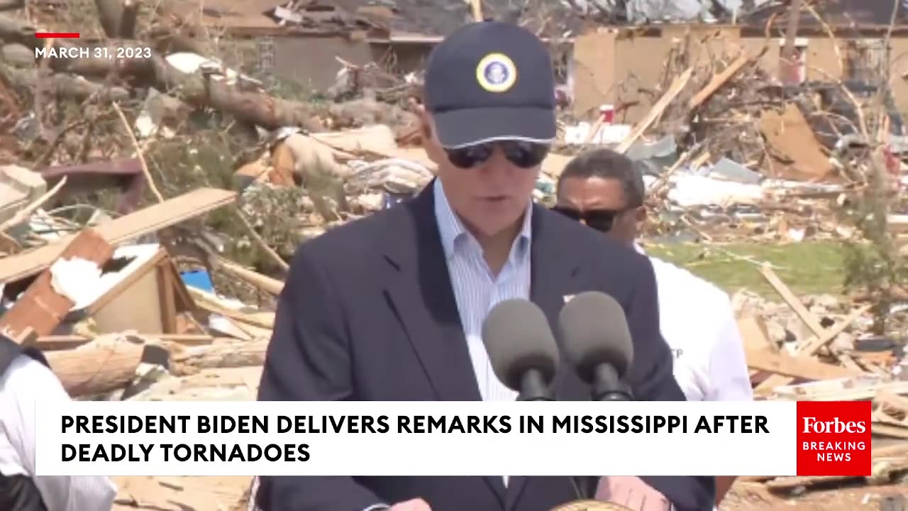 MAJOR GAFFE- President Biden Messes Up Name Of Mississippi Town Hit By Deadly Tornado