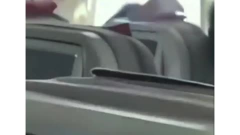 The passenger opened the flight door mid-air.