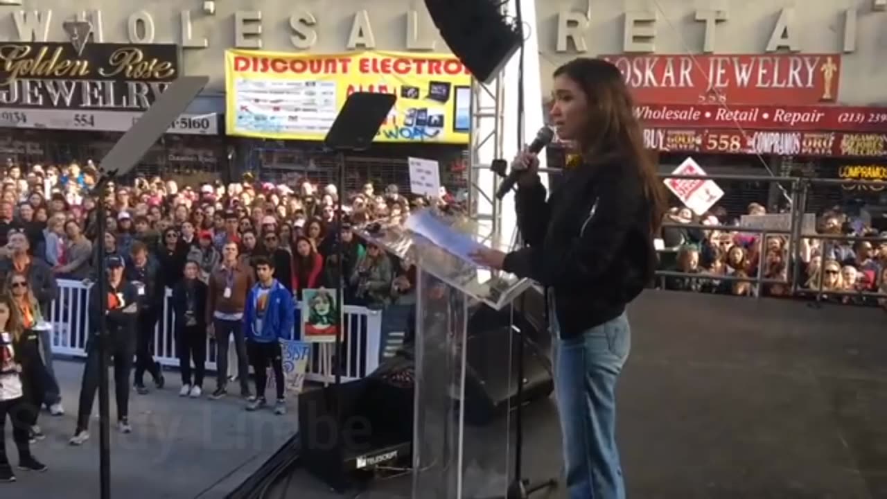 Rowan Blanchard Hard Fall With TRUTH SOCIAL and Rumble