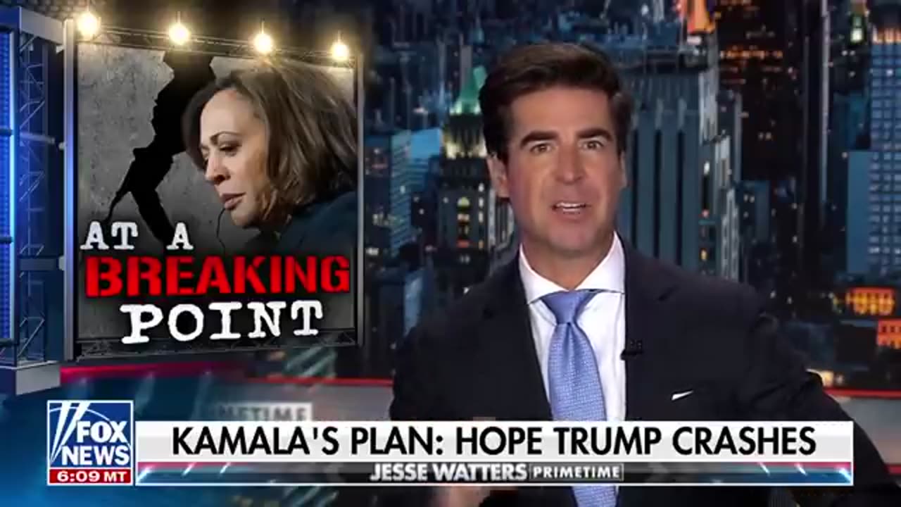 Jesse Watters_ Kamala Harris takes the day off but calls Trump 'exhausted'_