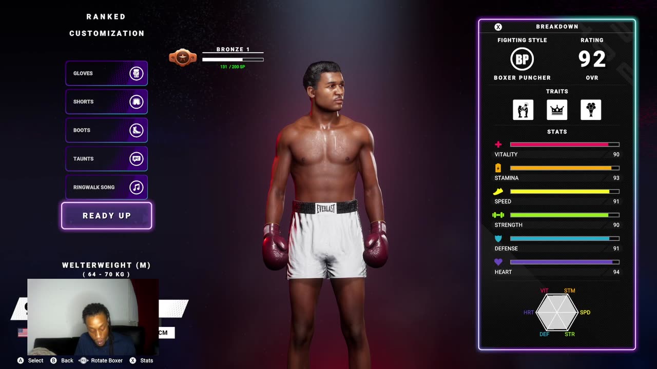 Can I go 3-0 in Online Ranked Fights in Undisputed Boxing