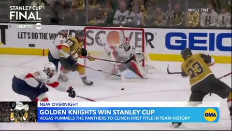 Vegas golden knights win Stanley Cup ! GMA