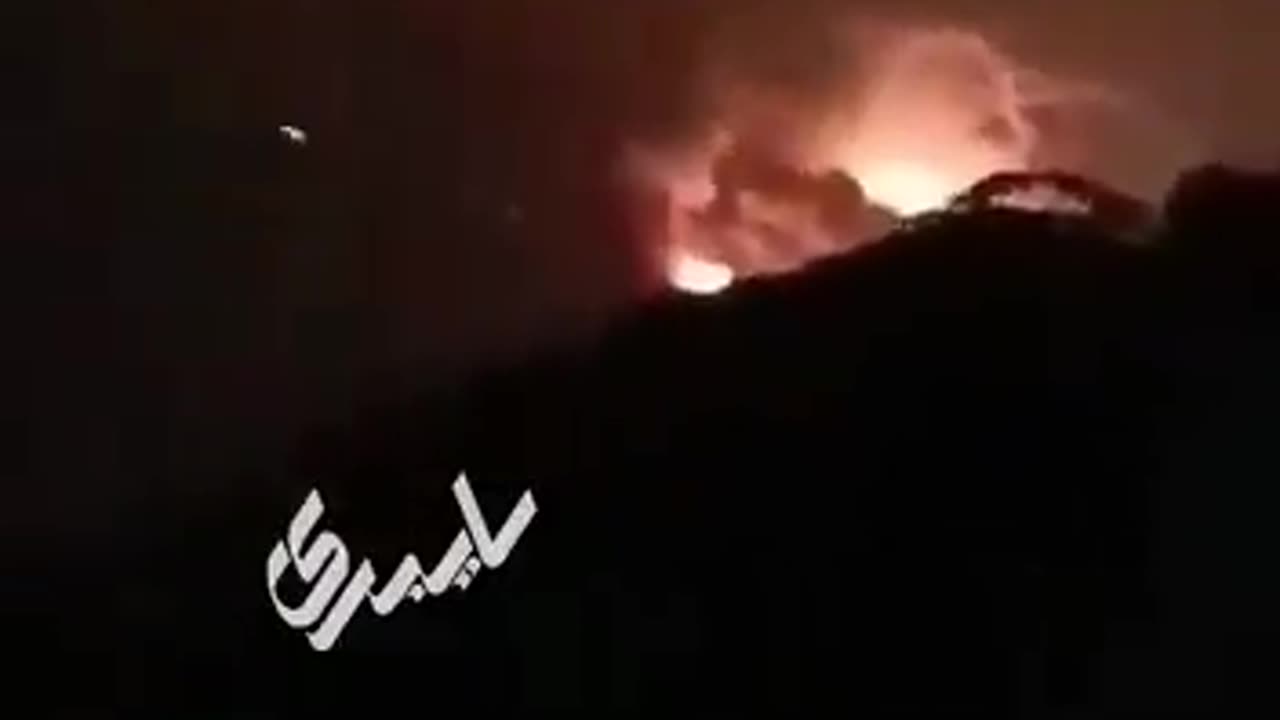 Visuals of Iran attacks on Israel