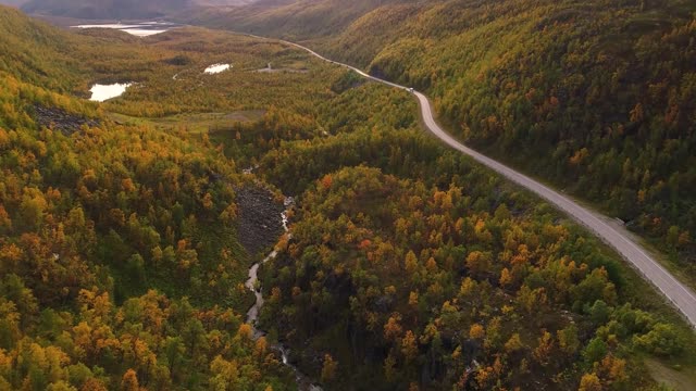 aerial view of uvjarohtu alta norway