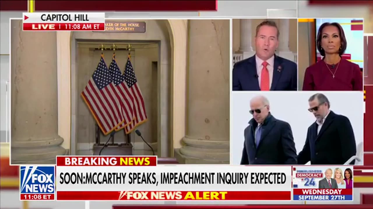 Faulkner Catches GOP Rep Dodging On Biden Impeachment Hold Outs