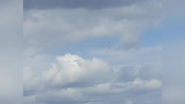 Air Force acrobatics in MXGP Samota