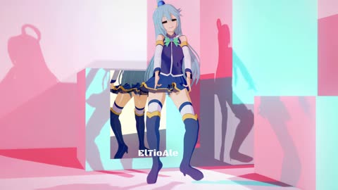 Aqua Konosuba RPG Dane ElTioAle #mmd #Aqua #Konosuba