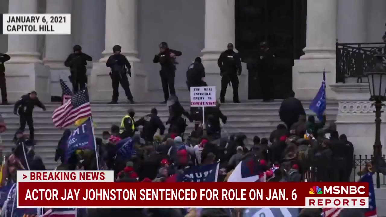 Actor Jay Johnston sentenced for role on Jan. 6 #J6