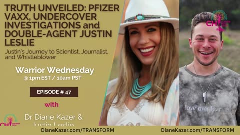 Justin Leslie & Diane Kazer: Truth Unveiled, Pfizer Vaxx, Undercover Investigations