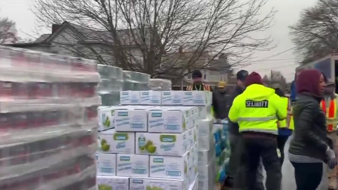 Tens of thousands of pounds of goods delivered to the people of East Palestine