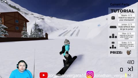 roblox snowboard gameplay commentary