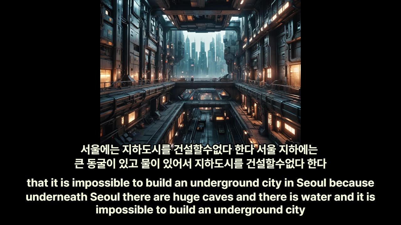 KQstory437-지하터널, 지하도시 Underground tunnel, underground city