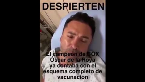 Ex campeón Oscar de la Hoya, timo vacunado, ingresado en hospital por Covid