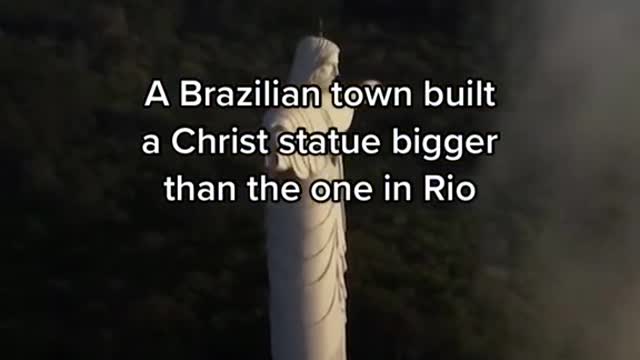 A Brazilian town built a Christ statue bigger than the one in Rio