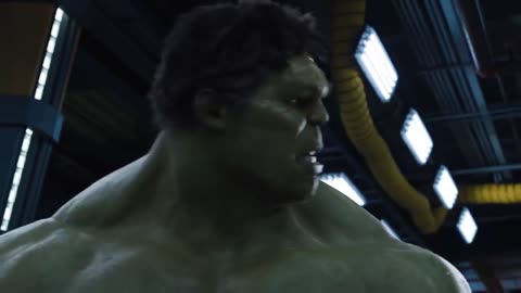 THOR VS HULK fight scene