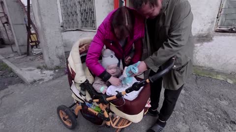 The baby whose only home has been a Ukraine bomb shelter