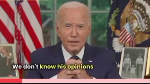 Biden speaks on Assassination attempt