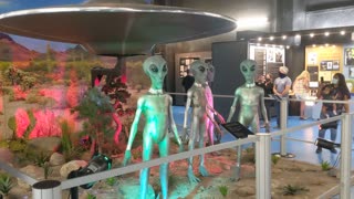 A tour of the UFO museum in Roswell New Mexico