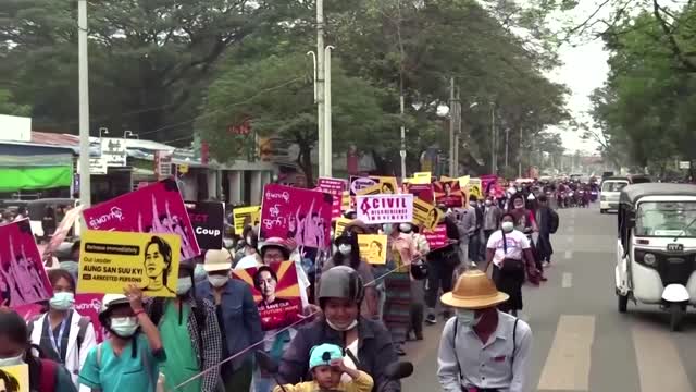 Myanmar's bloodiest day of protest since coup