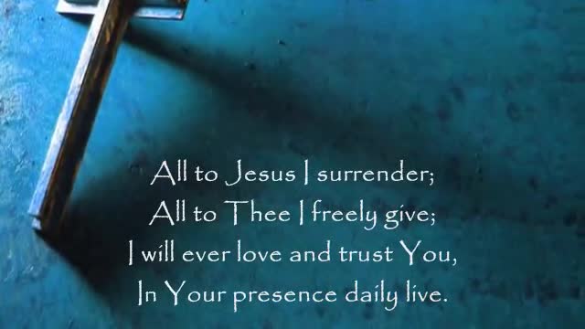 All to Jesus I surrender Robin Mark