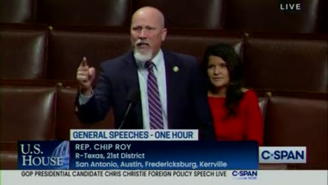 Chip Roy I didn't come here to have the Speaker of the House assume the position