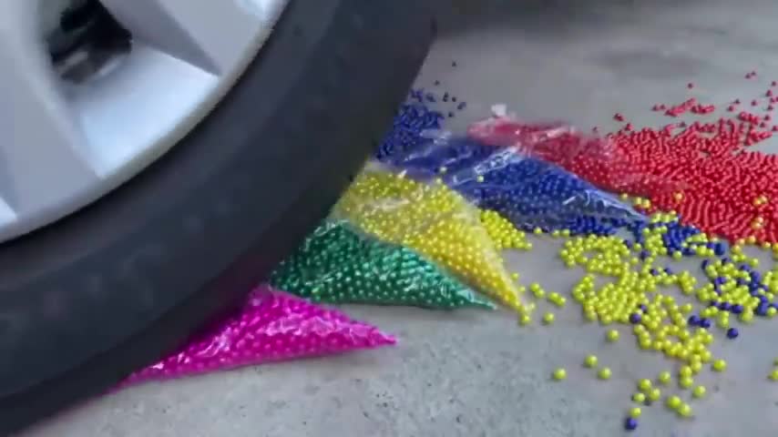 satisfying-and-relaxing-crushing-crunchy-and-soft-things-by-car-videos-asmr-video-85