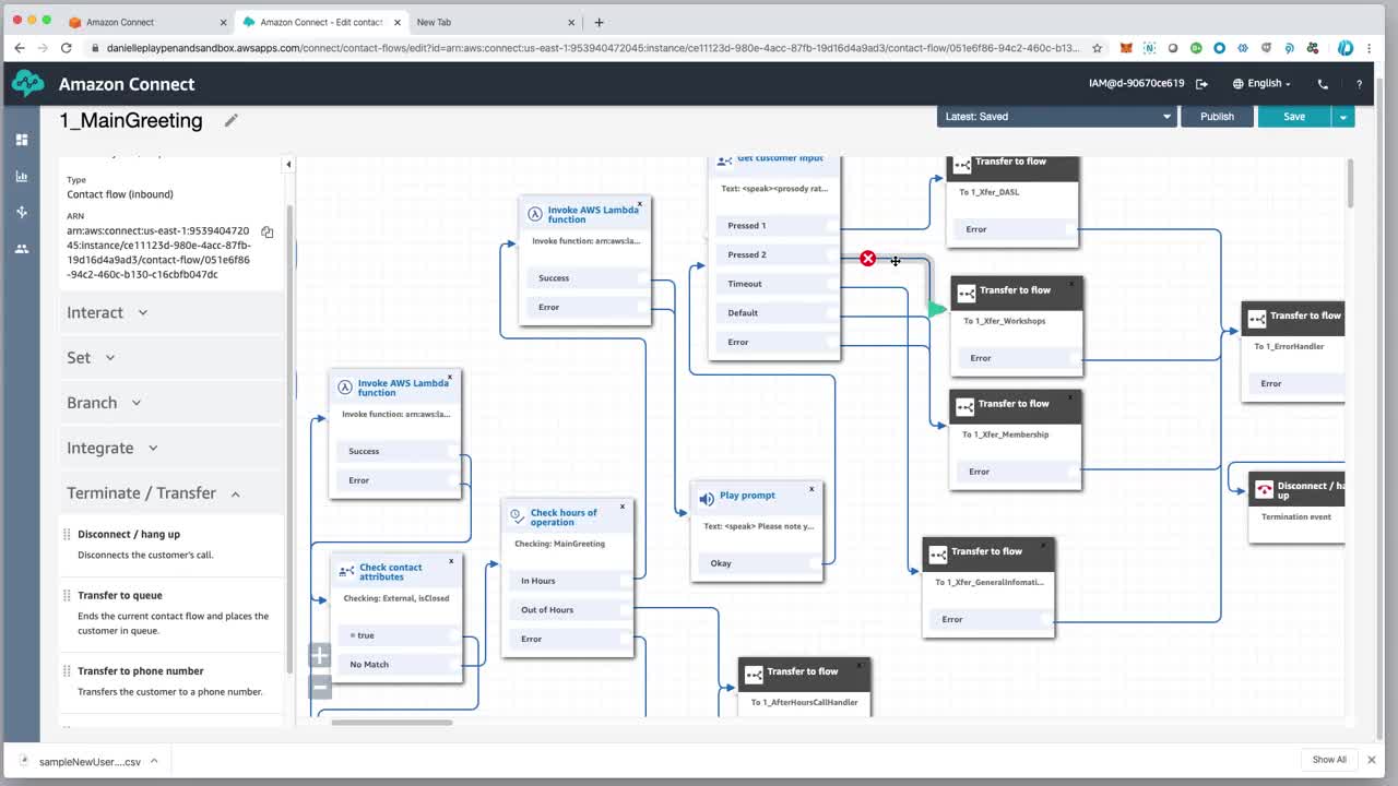 Amazon Connect Call Center Configuration - Basic