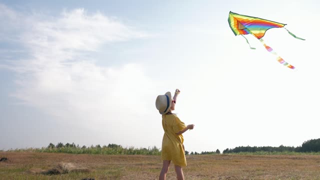 flying a kite