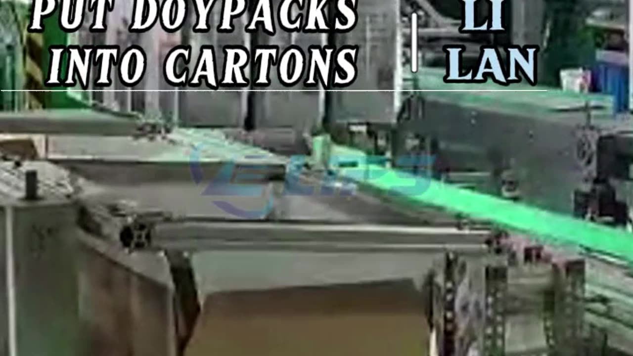 Robot carton packer for doypack #doypack#carton#packaging#packer#foryou