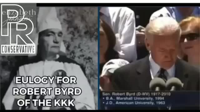 Joe Biden called Klansman his mentor