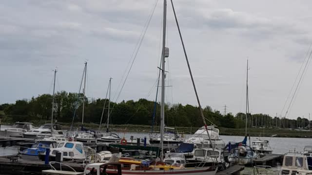 Boats on a river