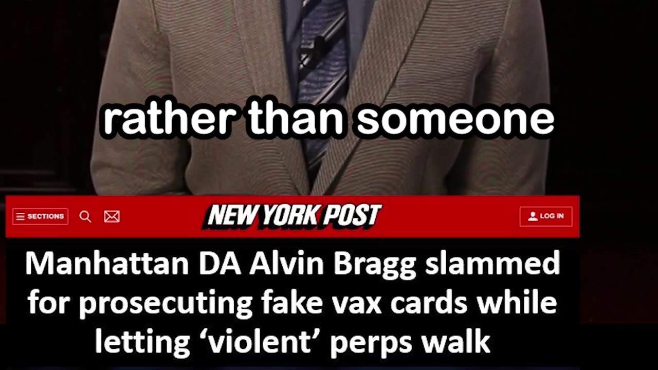 Manhattan DA Slammed for Prosecuting Fake Vax Cards while Letting Violent Perps Walk