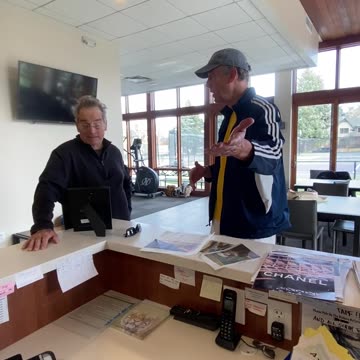 #MurphDocU: #stories about #best-friends; Jim & I are good buddies and mediocre tennis players