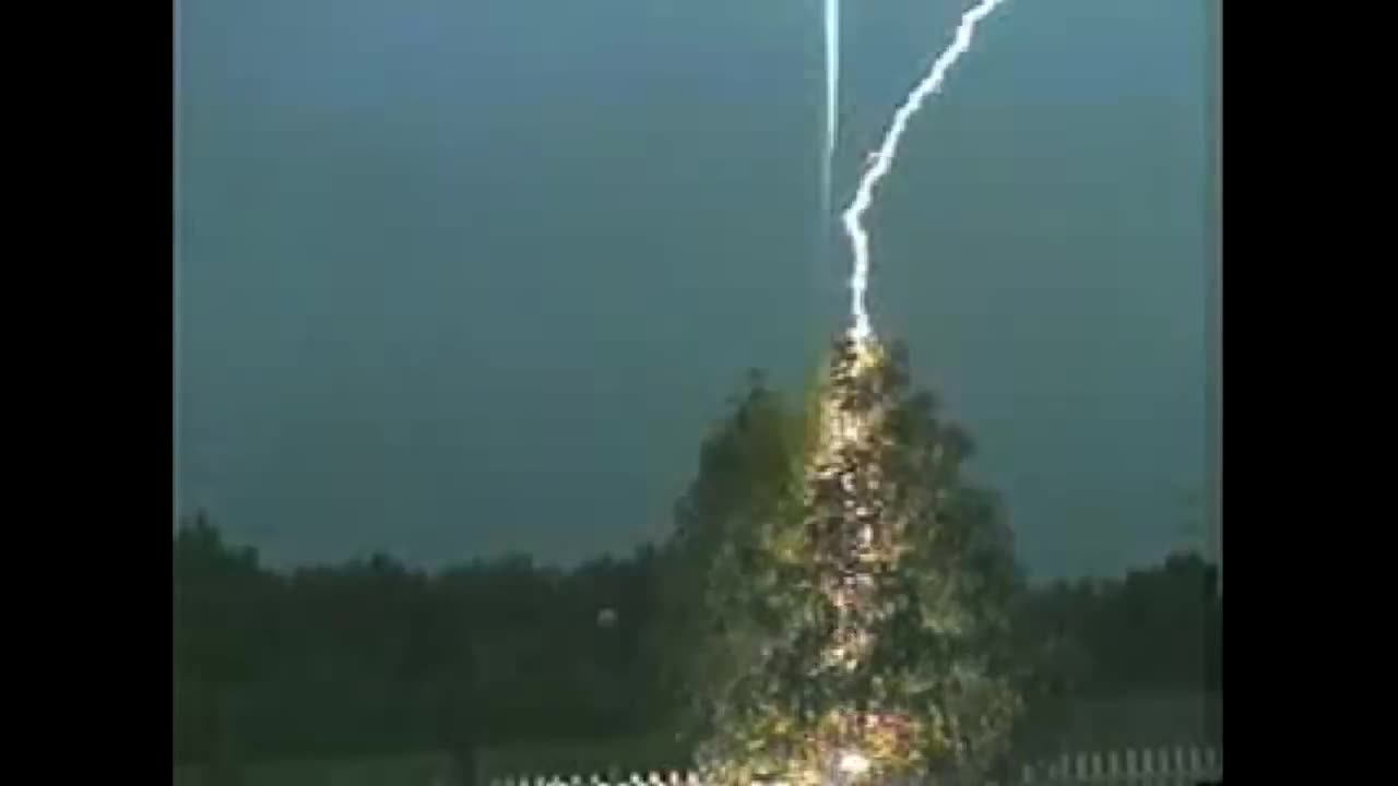 Powerful lightning