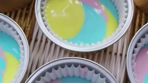 My viral rainbow cupcakes