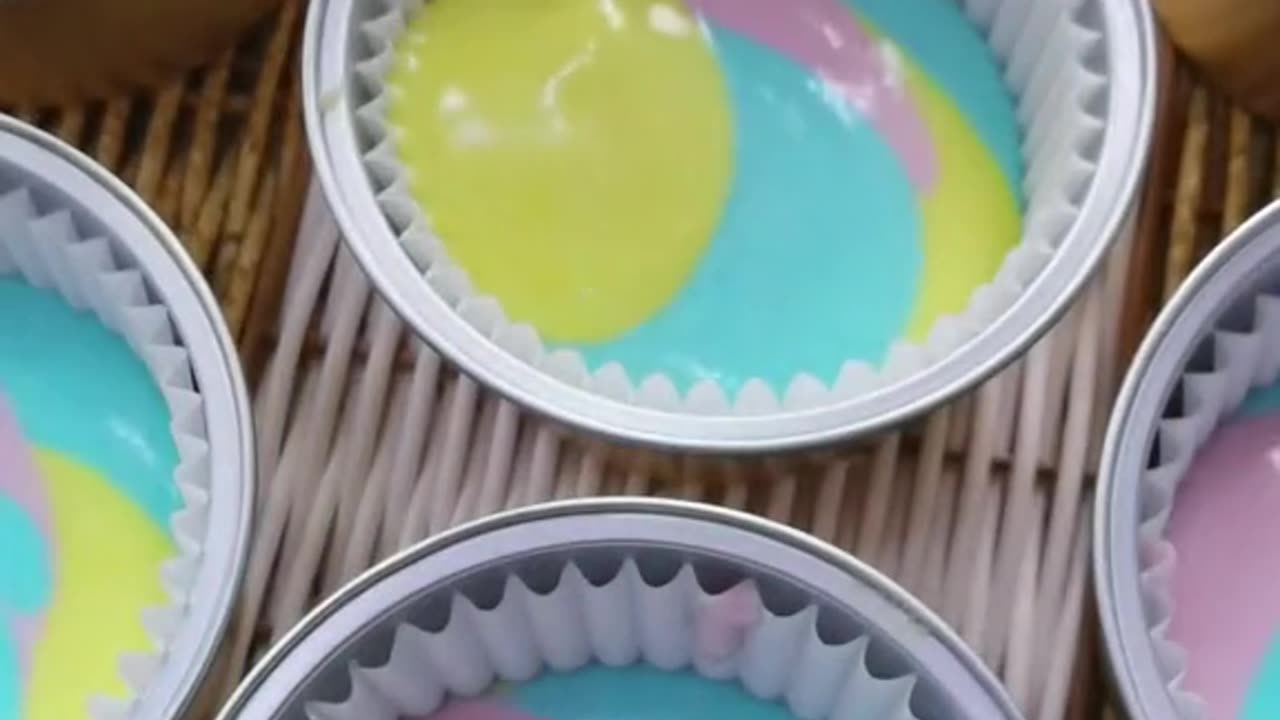 My viral rainbow cupcakes