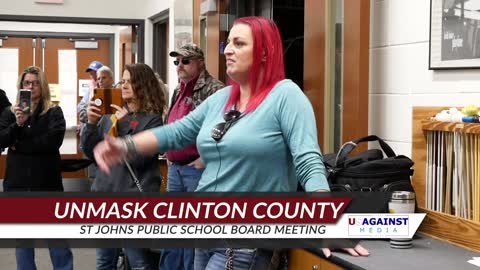 Unmask Clinton County - St John's Public School Board Meeting