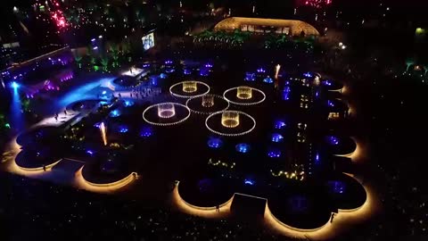 The largest multimedia fountain in Russia has opened in Derbent